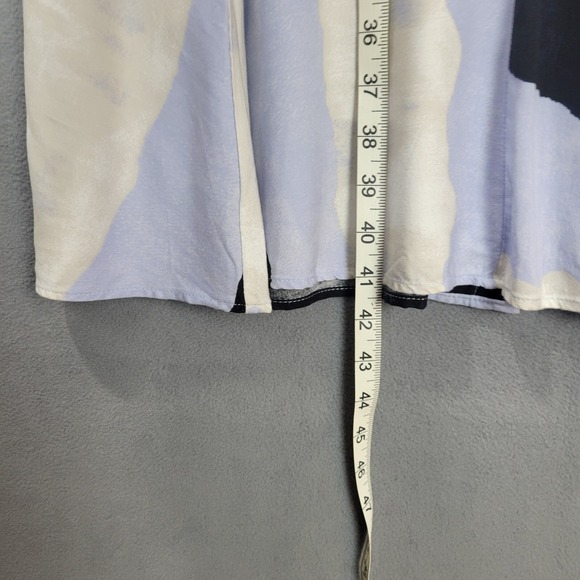 Nic+Zoe Shirt Dress Womens Petite S Multicolor Geometric Sleeveless Button-Front - Picture 7 of 7